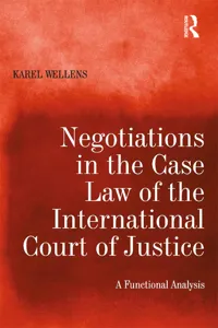 Negotiations in the Case Law of the International Court of Justice_cover