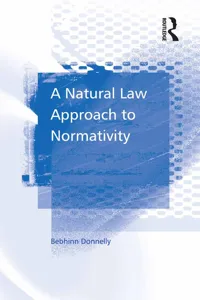 A Natural Law Approach to Normativity_cover