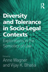 Diversity and Tolerance in Socio-Legal Contexts_cover