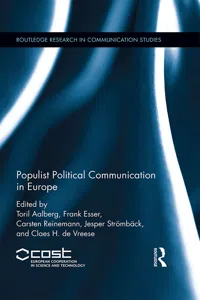 Populist Political Communication in Europe_cover