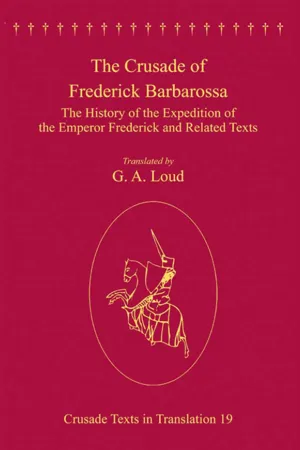 The Crusade of Frederick Barbarossa