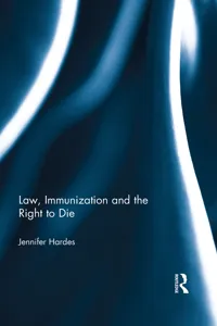 Law, Immunization and the Right to Die_cover