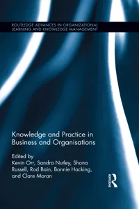 Knowledge and Practice in Business and Organisations_cover