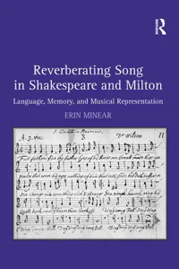 Reverberating Song in Shakespeare and Milton_cover