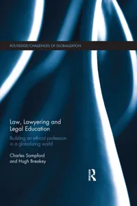Law, Lawyering and Legal Education_cover