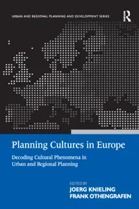 Planning Cultures in Europe_cover