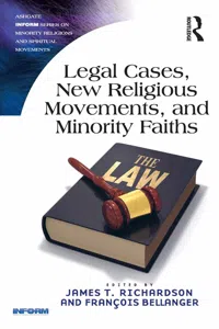 Legal Cases, New Religious Movements, and Minority Faiths_cover