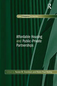 Affordable Housing and Public-Private Partnerships_cover