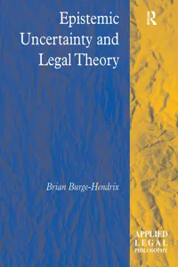 Epistemic Uncertainty and Legal Theory_cover