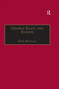 George Eliot and Europe_cover