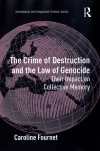 The Crime of Destruction and the Law of Genocide_cover