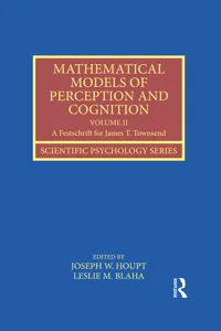 Mathematical Models of Perception and Cognition Volume II_cover