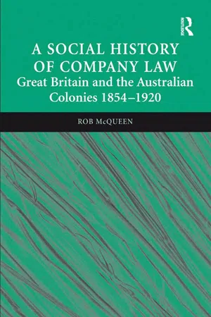 A Social History of Company Law