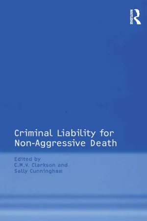 Criminal Liability for Non-Aggressive Death