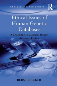 Ethical Issues of Human Genetic Databases_cover