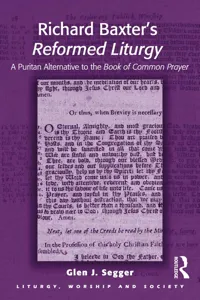 Richard Baxter's Reformed Liturgy_cover