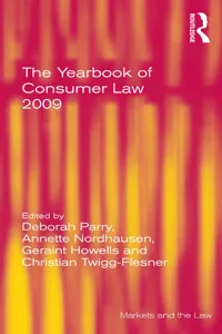 The Yearbook of Consumer Law 2009_cover