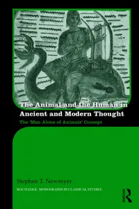 The Animal and the Human in Ancient and Modern Thought_cover