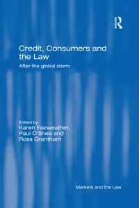 Credit, Consumers and the Law_cover