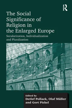 The Social Significance of Religion in the Enlarged Europe