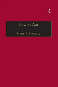 Law as Art_cover