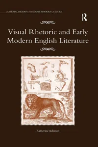 Visual Rhetoric and Early Modern English Literature_cover