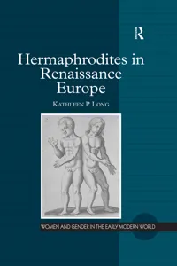 Hermaphrodites in Renaissance Europe_cover