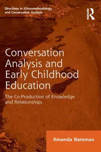 Conversation Analysis and Early Childhood Education_cover