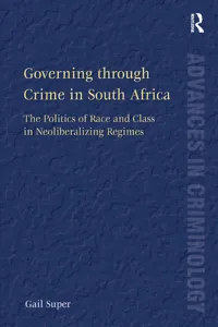 Governing through Crime in South Africa_cover