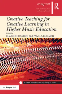 Creative Teaching for Creative Learning in Higher Music Education_cover