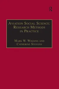 Aviation Social Science: Research Methods in Practice_cover