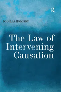 The Law of Intervening Causation_cover