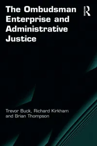 The Ombudsman Enterprise and Administrative Justice_cover