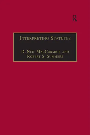 Interpreting Statutes