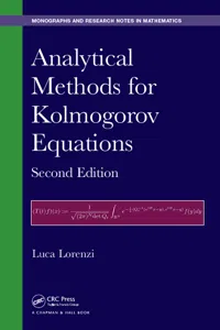 Analytical Methods for Kolmogorov Equations_cover