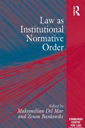 Law as Institutional Normative Order