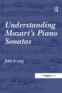Understanding Mozart's Piano Sonatas_cover