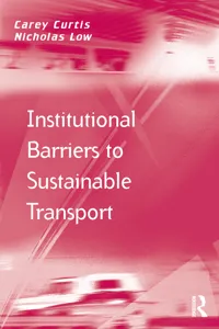 Institutional Barriers to Sustainable Transport_cover