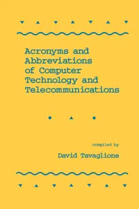 Acronyms and Abbreviations of Computer Technology and Telecommunications_cover