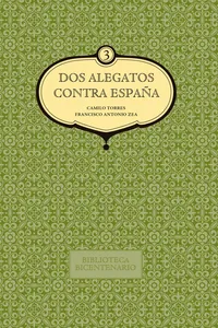 Dos alegatos contra España. Vol. 3_cover