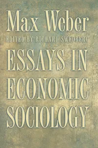 Essays in Economic Sociology_cover