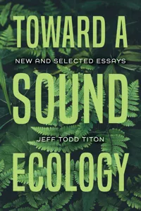 Toward a Sound Ecology_cover