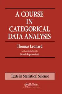 A Course in Categorical Data Analysis_cover