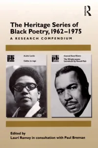 The Heritage Series of Black Poetry, 1962–1975_cover