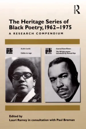 The Heritage Series of Black Poetry, 1962–1975