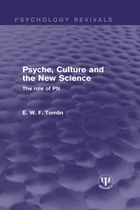 Psyche, Culture and the New Science_cover