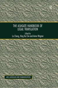 The Ashgate Handbook of Legal Translation_cover