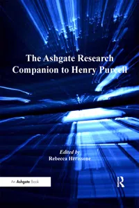 The Ashgate Research Companion to Henry Purcell_cover