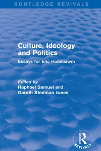 Culture, Ideology and Politics_cover