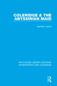 Coleridge and the Abyssinian Maid_cover